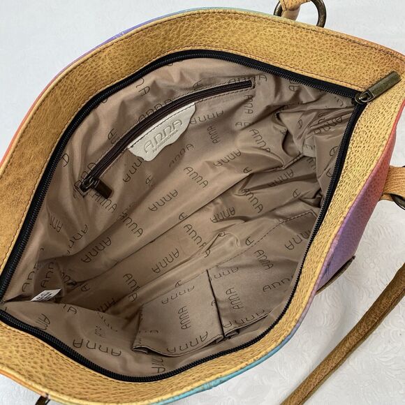 Anuschka Hand Painted Leather Shoulder Bag - Picture 16 of 16